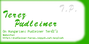 terez pudleiner business card